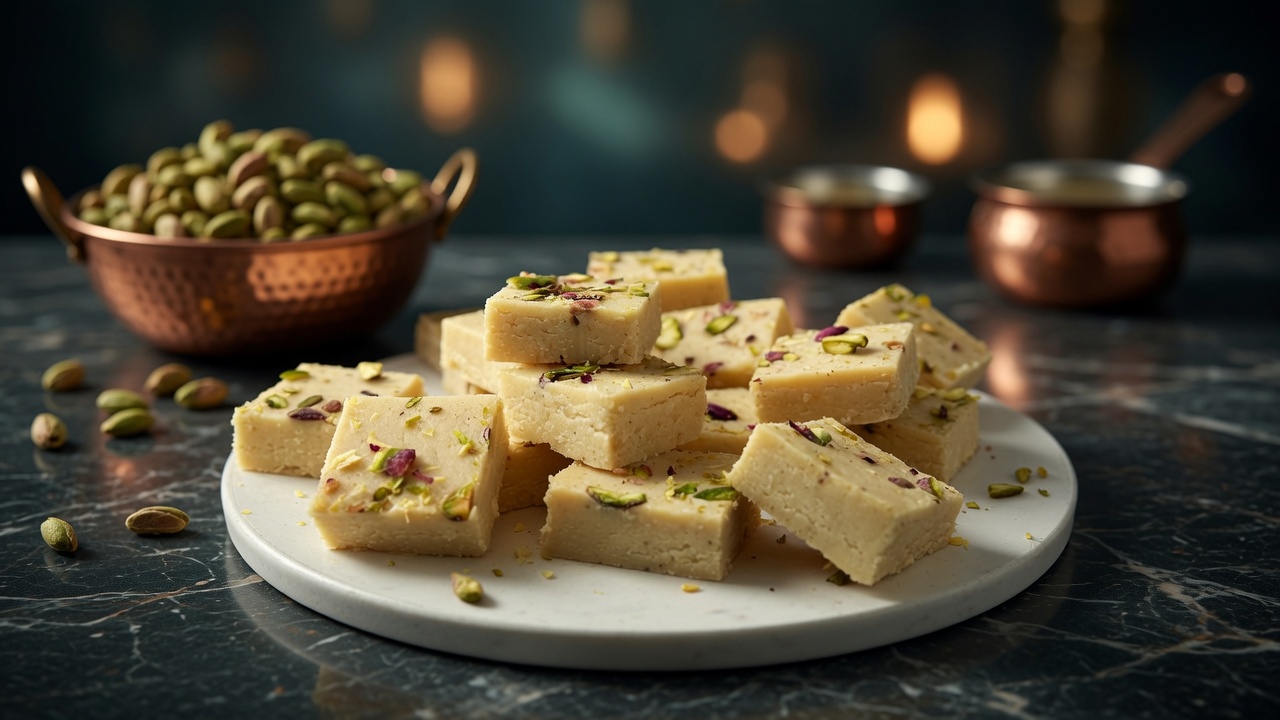 Pistachio Barfi